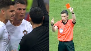 Funny Red Card Moments | funny red card | funny momments #messi #funny #ronaldo #football #shorts