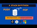 4. Stack in Python - Full detailed video with implementation and Leetcode problems