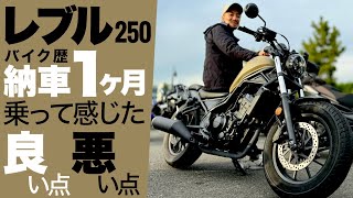 【大人気】レブル250納車1ヶ月！バイク女子と徹底レビュー！フォルツァ250MF15