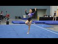 alexis jeffrey floor exercise 2018 women s junior olympic national championships