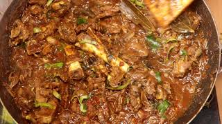 சுவையான மட்டன் கிரேவி (கறி பிரட்டல்) / Tasty Mutton Semi Gravy (Curry peratal) in Tamil