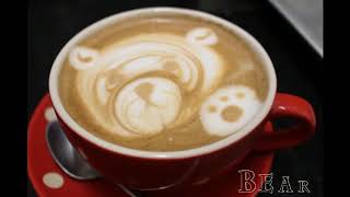 HOW TO DO LATTE ART - 咖啡拉花教學 LATTE ART TUTORIAL - BEAR