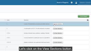 Browse Course Catalog in SSB Video