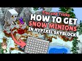 Tips and Tricks on How to Get Snow Minions in Hypixel Skyblock