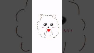 ポメラニアン描いてみた🐶