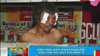 BP: Hinihinalang magnanakaw sa Cebu City, kinuyog ng mga residente