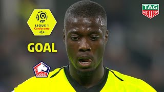 Goal Nicolas PEPE (21' pen) / Dijon FCO - LOSC (1-2) (DFCO-LOSC) / 2018-19