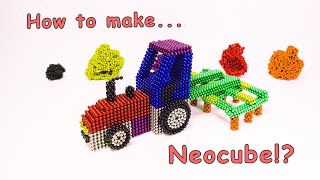 🚜How to make New Tractor from Neocube? DIY Magnetic Balls Satisfing Video And Neo Cube 216 Triks 😍