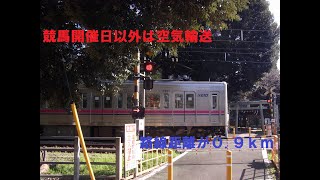 【利用者がほとんど居ない路線】京王競馬場線に乗ってきた