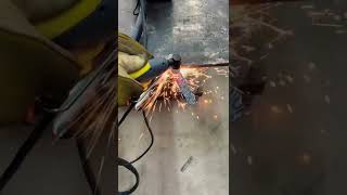 MELTING STEEL - 110V 40A Hynade Plasma Cutter - Up to 8mm Steel