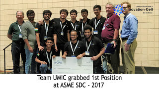 IIT Bombay Team Wins ASME's Student Design Competition-2017 World Final at Tampa, Florida