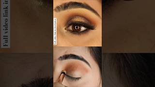 How to -  Brown smokey eye makeup tutorial #hoodedeyemakeup #eyeshadowtutorial