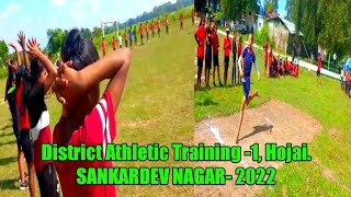 Athletic training Hojai District 2022. Sankardev Nagar, Hojai.