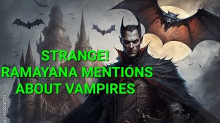 STRANGE! RAMAYANA MENTIONS ABOUT VAMPIRES #shorts #trending #viral