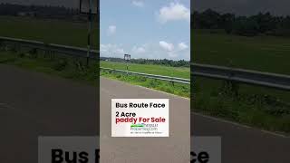 Bus route face ചെയ്തു കുറഞ്ഞ വിലയിൽ നെൽപ്പാടം വിൽപ്പനയ്ക്ക്. തൃശൂർ മാപ്രാണം.   9745216500