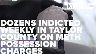 Dozens indicted weekly in Taylor County on meth possession charges