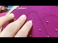 തുടക്കക്കാർക്ക് വേണ്ടി ഒരു easy design hand embroidery neck design passion in fashion