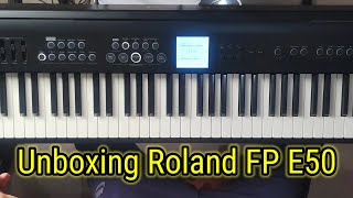 Unboxing Roland FP E50 Digital Piano 🎹🎹 @IndiaRoland