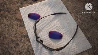 RARE OAKLEYS - TiO2 X-Metal Juliet variants # 3 and # 4 - PLUS:  OEM Polarized +Red CUSTOMIZATION!