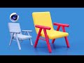 How to create a simple model for beginners using Cinema 4D | Chair