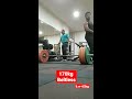 170kg beltless deadlift conventional deadlift at 65kg bodyweight