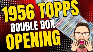 Double 1956 Topps mystery boxes: You won't believe what we found!!!!!