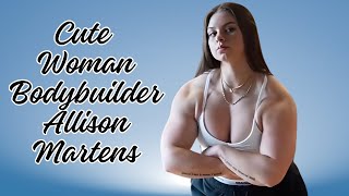 Cute Woman Bodybuilder Allison Martens | ifbb pro muscles