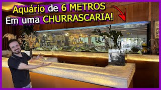 Visitei um Aquário de 6 METROS em uma Churrascaria FAMOSA!