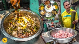 Bhubaneswar Most Popular  Kerala Style Bamboo Chicken \u0026 Mutton Making Rs 380 Only l Odisha Food Tour