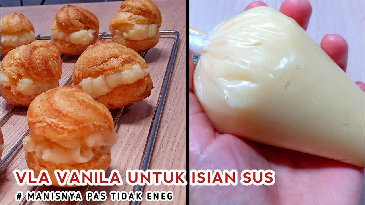 Cara Membuat Isian Kue Sus - Vla Vanila - YouTube