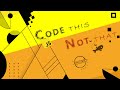 Code This, Not That | JavaScript - Class & Inheritance