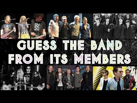 Guess The Band Quiz Guess The Group By Its Members Challenge Music