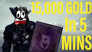 HOW TO MAKE 15,000 GOLD IN 5 MINUTES ON SKYRIM 2021