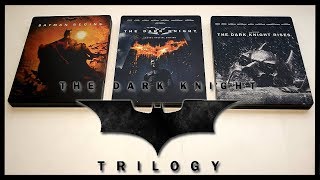 THE DARK KNIGHT TRILOGY - LIMITED BLU-RAY STEELBOOKS UNBOXING - BATMAN BEGINS | TDK | TDK RISES