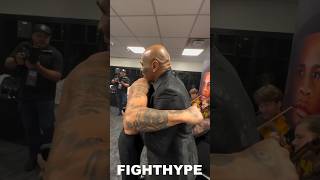 Mike Tyson EMBRACES Ryan Garcia & GIVES FINAL ADVICE MOMENTS BEFORE Devin Haney