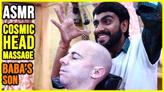 COSMIC MASSAGE by BABA'S SON 💛 World's Greatest Head Massage 💛 ASMR BARBER