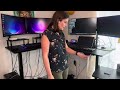 review of vivo standing corner desk