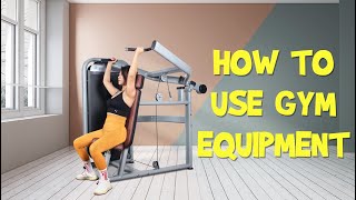 HOW TO USE SHOULDER PRESS FITNESS EQUIPMENT GYM MACHINE(DGZ FROM CHINA)