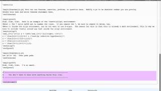 Using Dana's Homework Template with ScribTeX