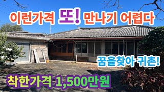 귀촌 하기 좋은 착한 가격1500만원 (거래 완료)#구독 #좋아요 #귀촌 #강아지 #고양이 #낚시 #빈집 #주식 #부동산