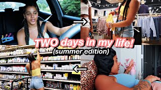 Vlog: TWO Days In My Life! mall, grocery shopping, appts, drive w/ me & more! | Azlia Willliams