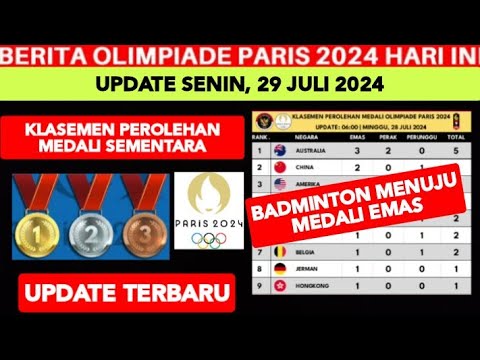 MEDALI EMAS INDONESIA - Klasemen Perolehan Medali Sementara Olimpiade ...