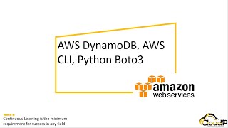 #AWS #dynamodb #python #boto3