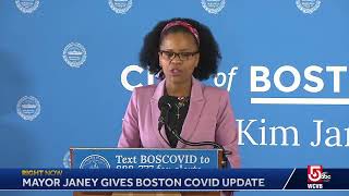 Boston Mayor Kim Janey gives update on city's COVID-19 response