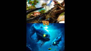 sarcosuchus vs ugly fish, Giant Eel,monster sea