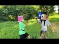 minecraft in real life pov rich villager grave realistic minecraft rtx animation 創世神第一人稱真人版