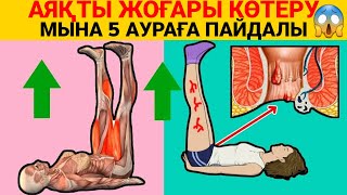 АЯҒЫҢЫЗДЫ ЖОҒАРЫ көтеру арқылы МЫНА 5 АУРУДАН айығыңыз. ЖӘЙ ғана 20 минут КӨТЕРІП аурудан арылыңыз