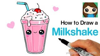 How to Draw a Milkshake Easy