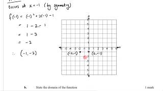 Q3 Graphing Function with restricted Domain