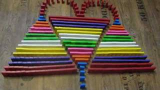 3 Triangles avec 400 dominos